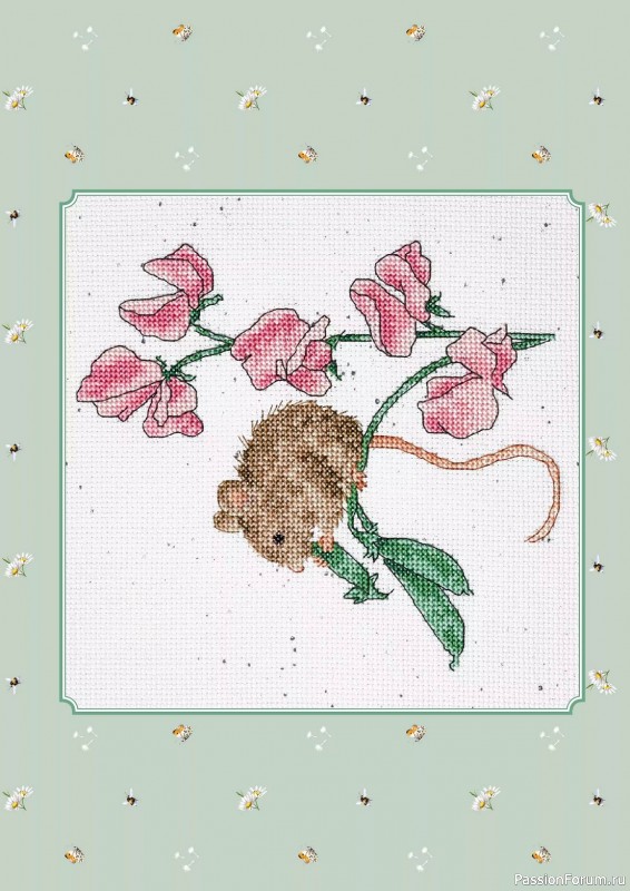 Коллекция вышивки в журнале «The World of Cross Stitching №339 2023»