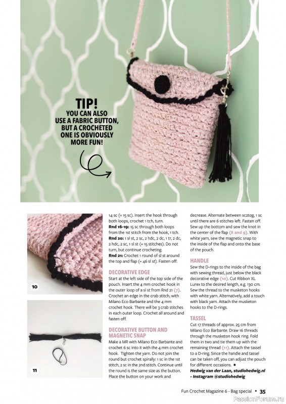 Вязаные проекты крючком в журнале «Fun Crochet Magazine №6 2022»