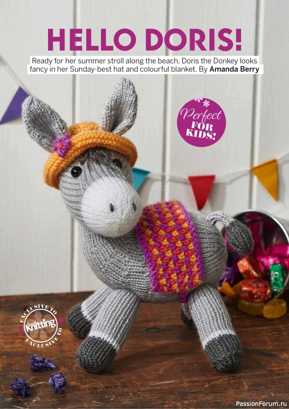 Вязаные проекты крючком в журнале «Simply Knitting №252 2024»