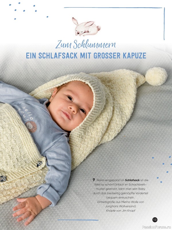 Вязаные модели для детей в журнале «Baby Maschenmode №61 2024»