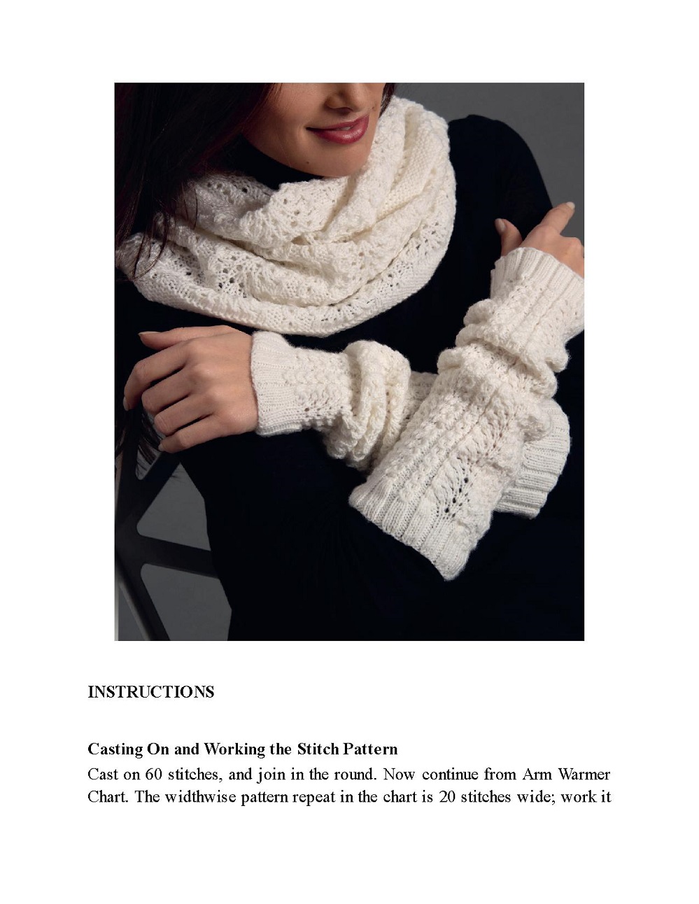 Коллекция ажурных проектов в книге &laquo;Lace Knit Shawls, Sweaters, Socks &amp; Hats&raquo;