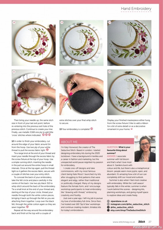 Коллекция проектов для рукодельниц в журнале «Stitch Magazine №156 2025»