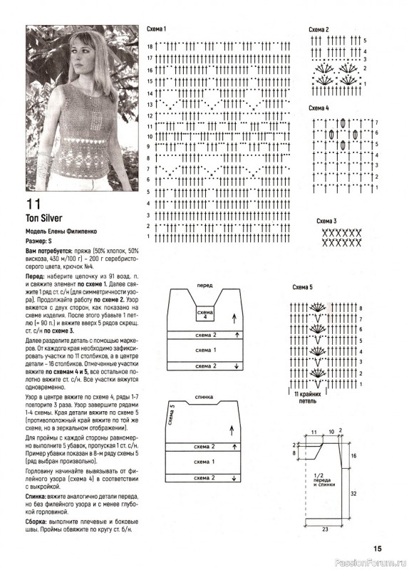 Вязаные модели в журнале «Вяжем крючком №4 2022»