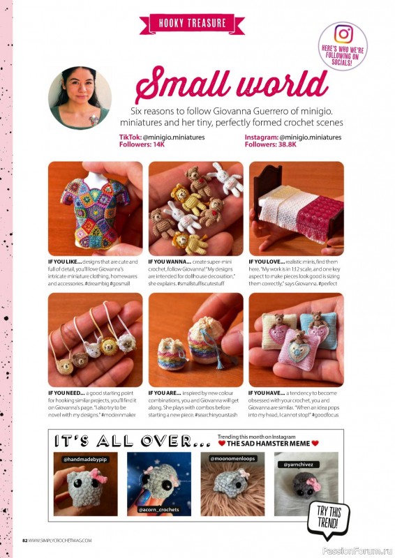 Вязаные проекты крючком в журнале «Simply Crochet №149 2024»