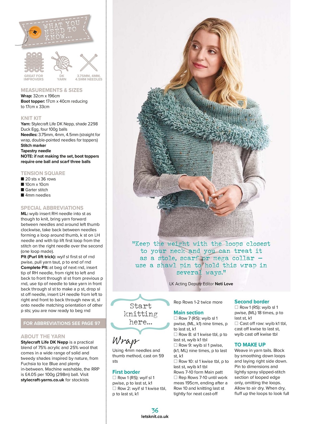 Много идей в журнале "Let's Knit" №178 2021