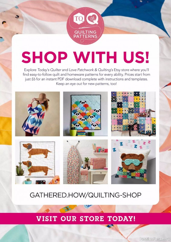 Коллекция проектов для рукодельниц в журнале «Love Patchwork & Quilting №150 2025»