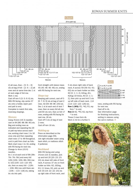 Вязаные проекты в журнале «Rowan - 12 Timeless Summer Knits»