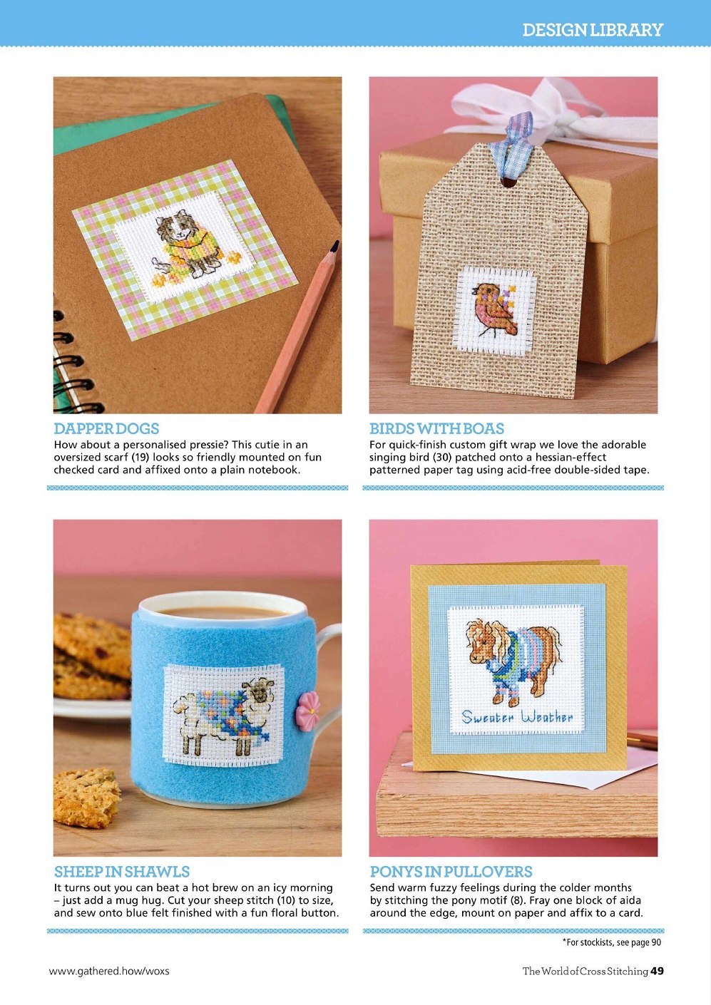 Для любителей вышивания крестом журнал "The World of Cross Stitching" №315 2021