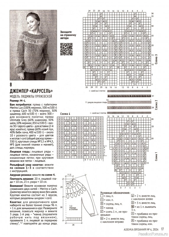 Авторские проекты в журнале «Азбука вязания №4 2024»