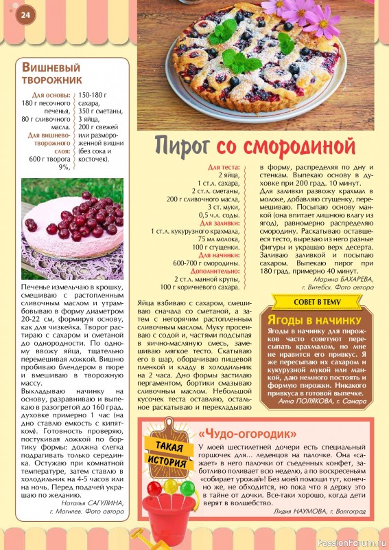 Коллекция кулинарных рецептов в журнале «Наша кухня. Выпечка №6 2024»