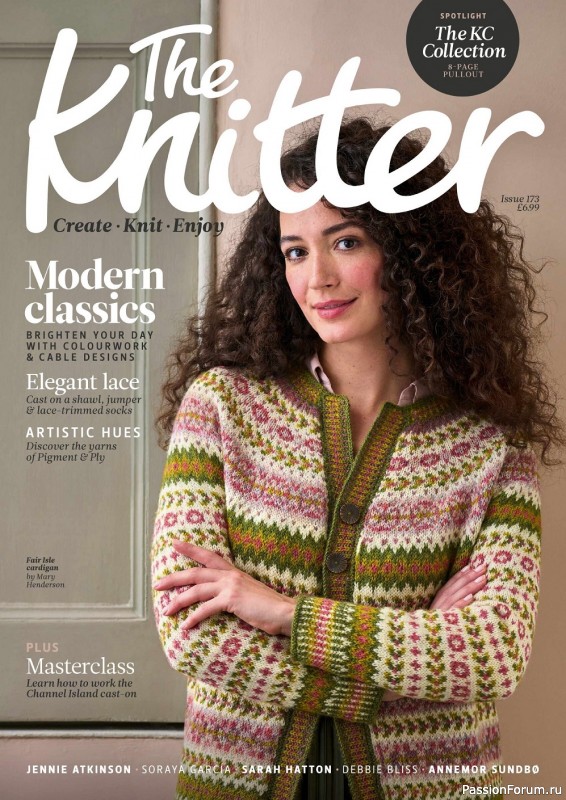 Вязаные модели для всей семьи в журнале "The Knitter №173 2022"