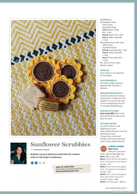 Вязаные проекты крючком в журнале «Inside Crochet №149 2022»