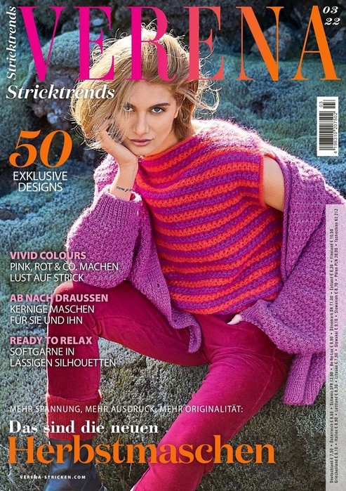 Вязаные модели в журнале &laquo;Verena Stricken №3 2022&raquo;