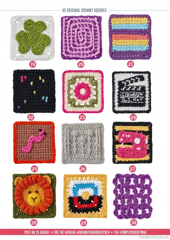 Вязаные проекты крючком в журнале «Simply Crochet №152 2024»