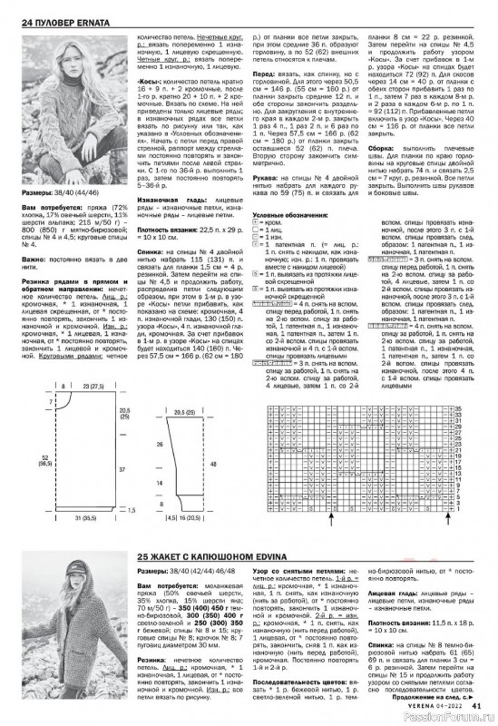 Вязаные модели для детей в журнале «Verena №4 2022»
