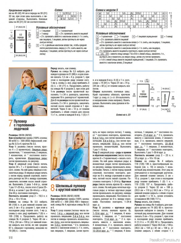 Вязаные модели в журнале «Сабрина №5 2024»