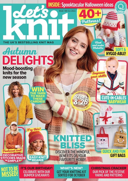 Вязаные проекты спицами в журнале &laquo;Let&#039;s Knit №188 2022&raquo;