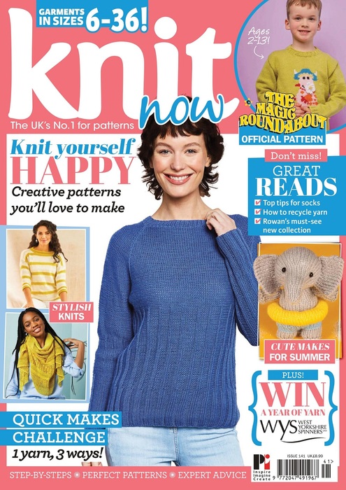 Вязаные модели в журнале &laquo;Knit Now №141 2022&raquo;