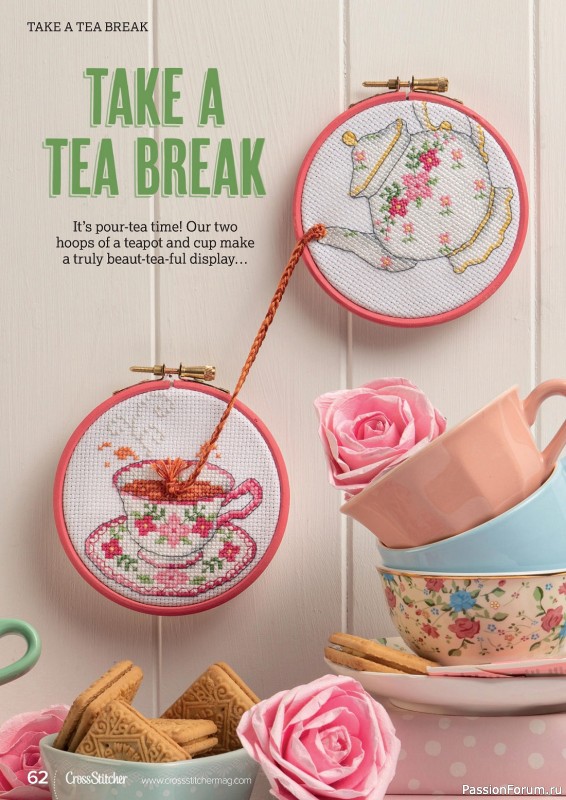 Коллекция вышивки в журнале «CrossStitcher №395 2023»