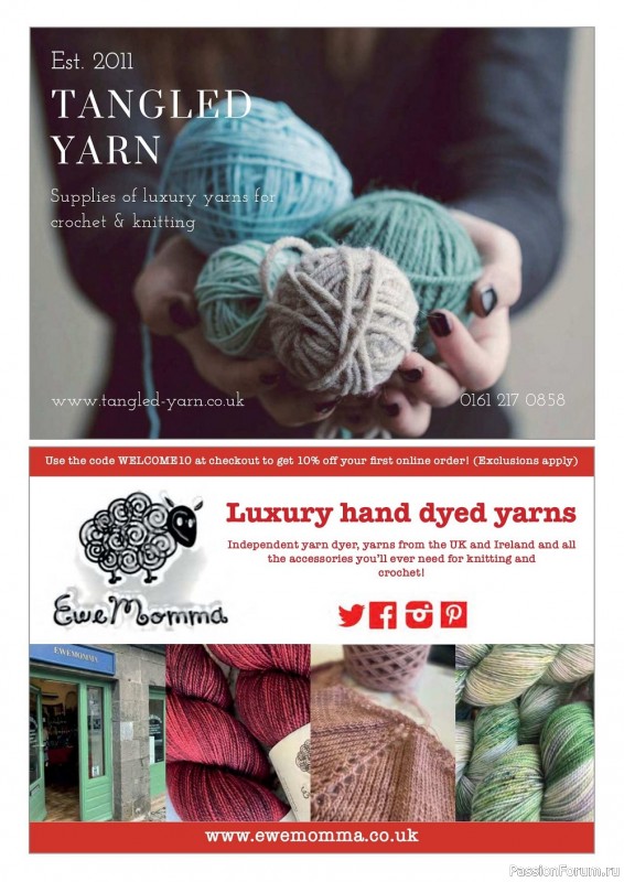Вязаные проекты крючком в журнале «Inside Crochet №149 2022»