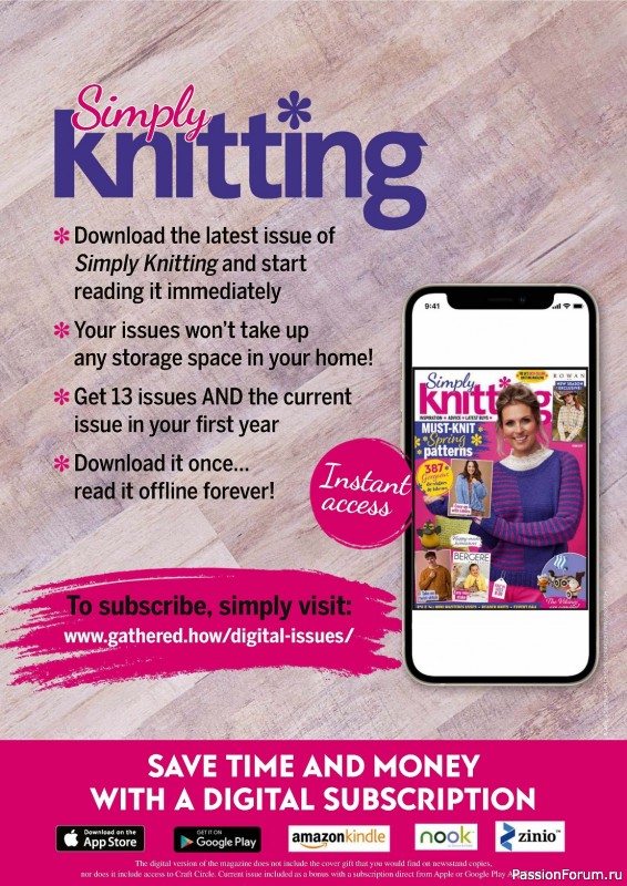 Вязаные проекты крючком в журнале «Simply Knitting №249 2024»