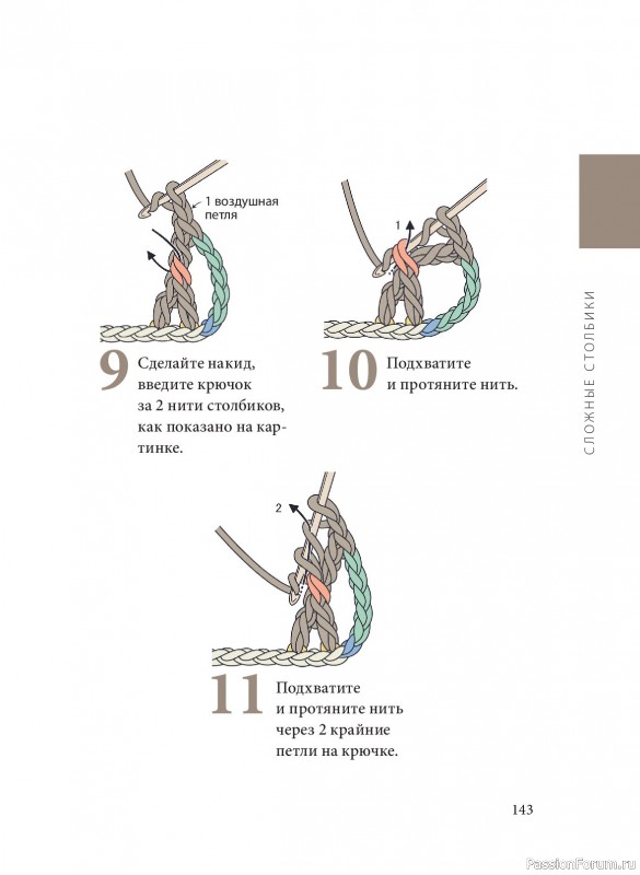Вязаные проекты в книге «Вязание крючком. Полный японский справочник». Продолжение