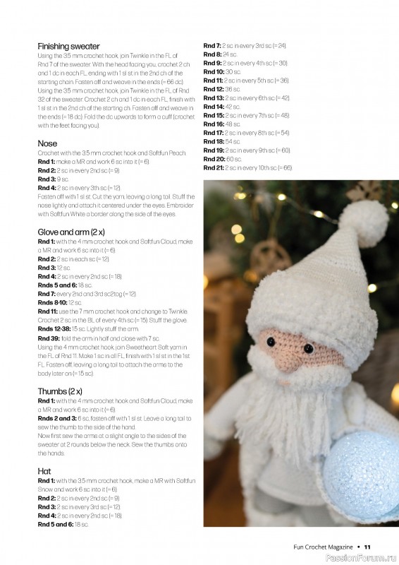 Вязаные проекты в журнале «Fun Crochet Magazine №19 2024»