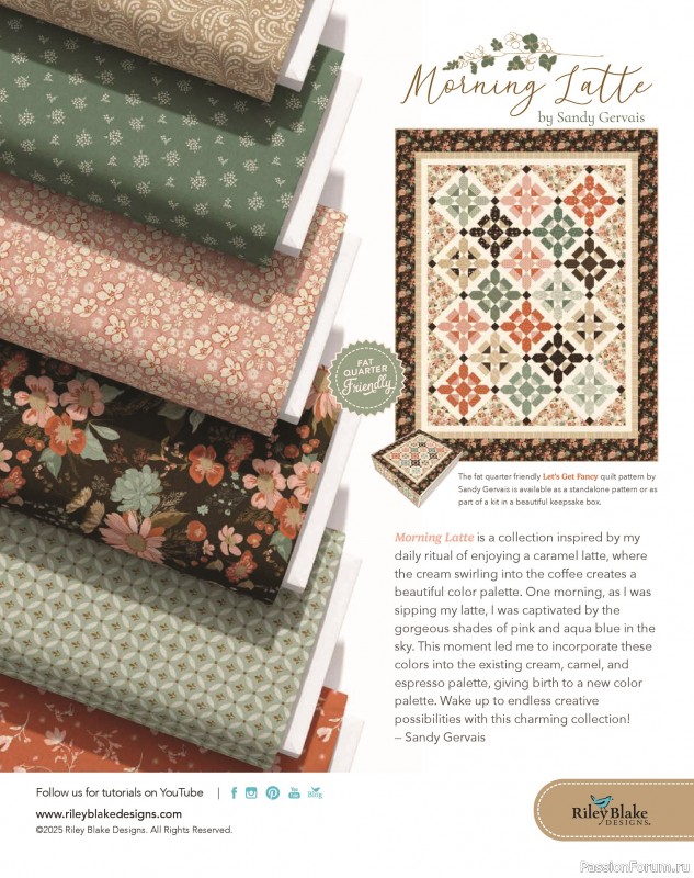 Коллекция проектов для рукодельниц в журнале «Quilter’s World Special - Perfectly Precut 2025»