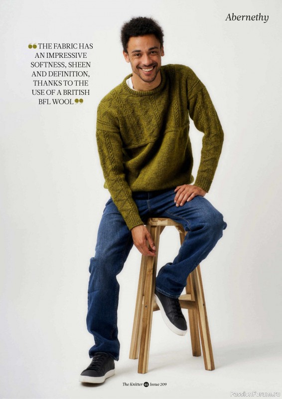 Вязаные проекты спицами в журнале «The Knitter №209 2024»