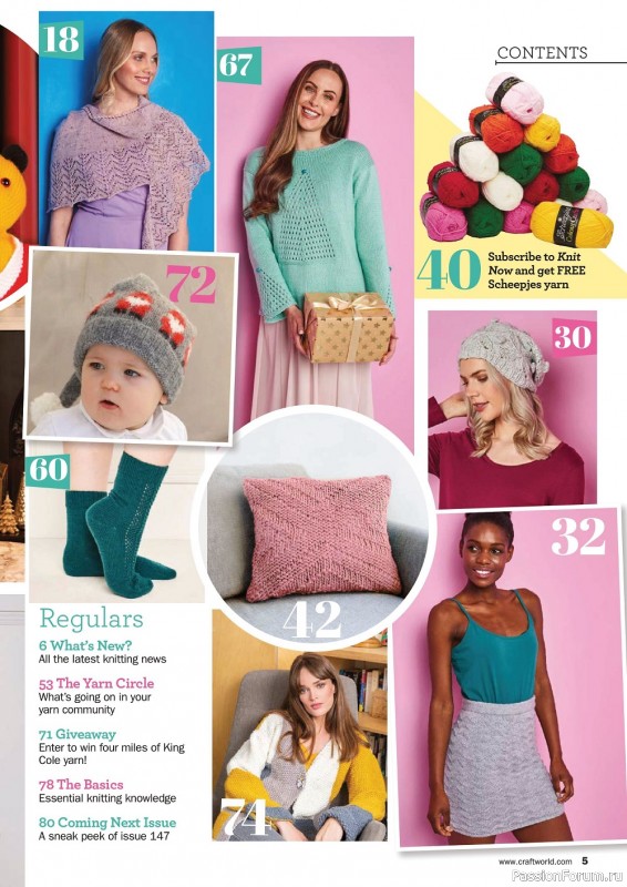 Вязаные модели cgbwfvb в журнале «Knit Now №146 2022»