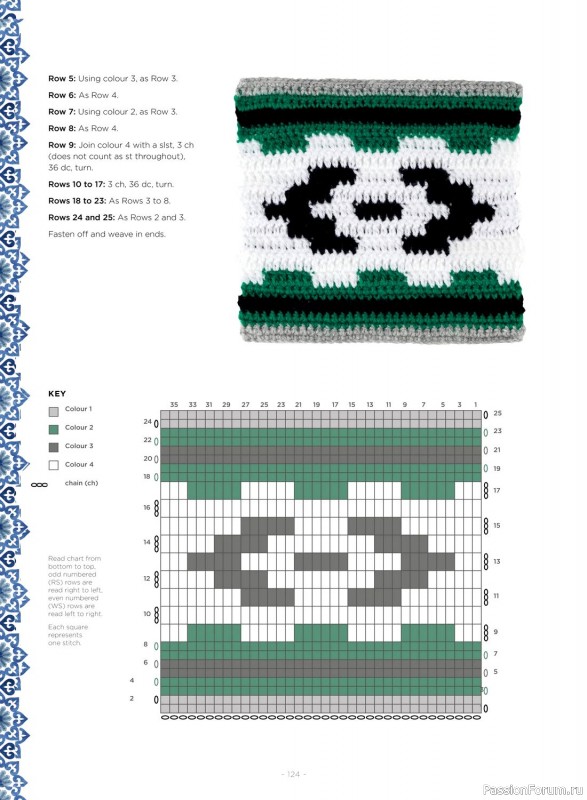 Вязаные проекты в журнале «100 Crochet Tiles – 1st Edition 2023». Продолжение