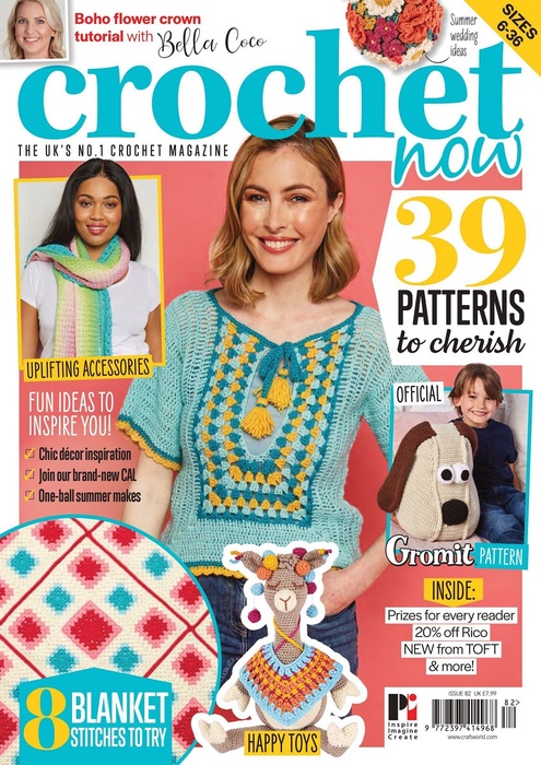 Вязаные модели крючком в журнале &laquo;Crochet Now №82 2022&raquo;
