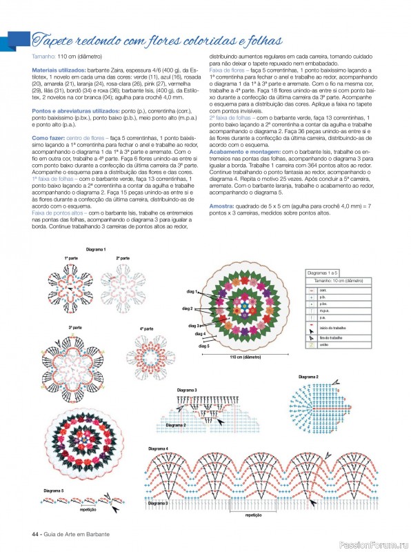 Вязаные проекты крючком в журнале «Guia de arte em Barbante Ed.3 2018»