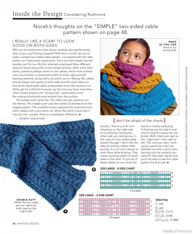 Вязаные модели в журнале «Vogue Knitting - Winter 2022/2023»