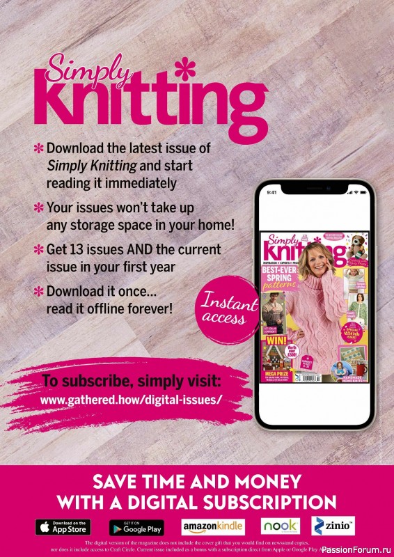 Вязаные проекты крючком в журнале «Simply Knitting №250 2024»
