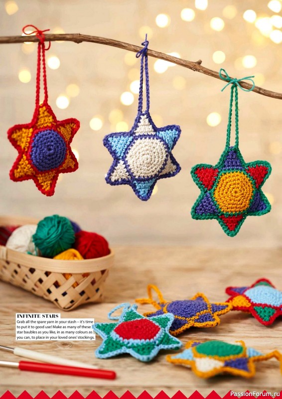 Вязаные проекты крючком в журнале «Your Crochet Christmas - 2023»