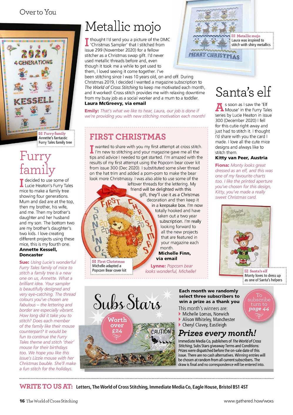 Журнал &quot;The World of Cross Stitching&quot; №313 2021