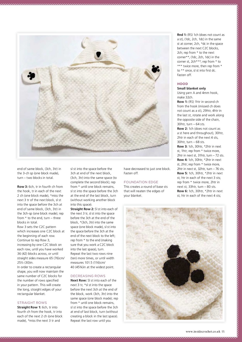 Трикотажные модели одежды и аксессуары. "Inside Crochet" №142 2021