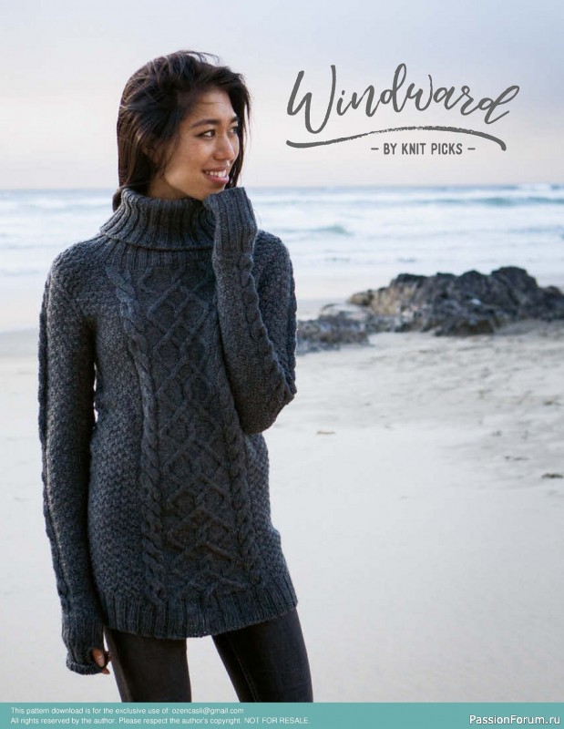 Коллекция трикотажной одежды в книге «Windward Cable Collection»