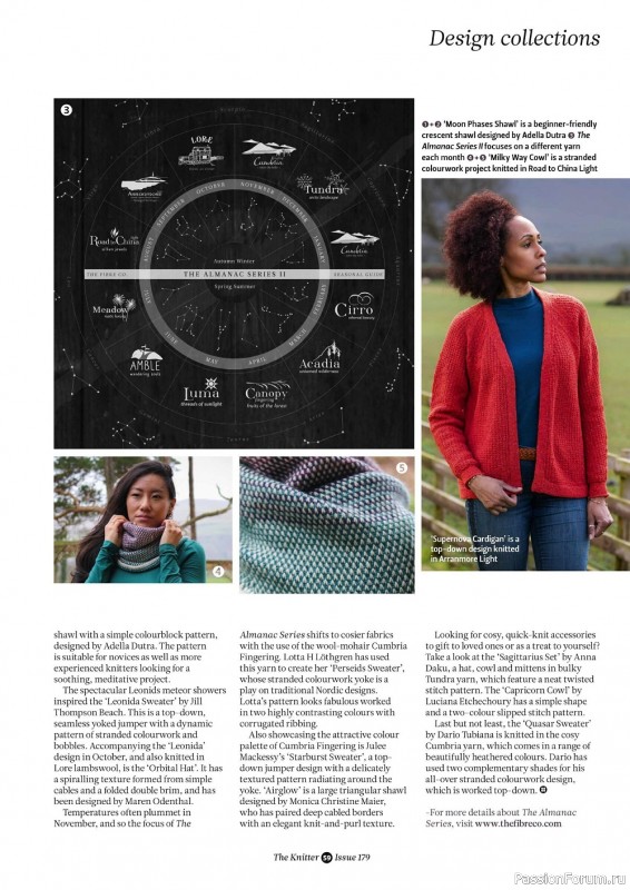 Вязаные модели в журнале «The Knitter №179 2022»