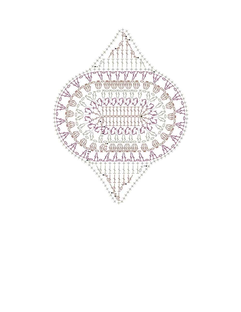Коллекция проектов крючком в книге &laquo;100 Crochet Tiles&raquo;