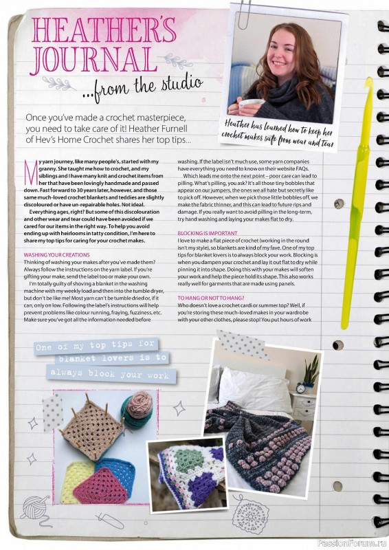 Вязаные проекты крючком в журнале «Simply Crochet №134 2023»