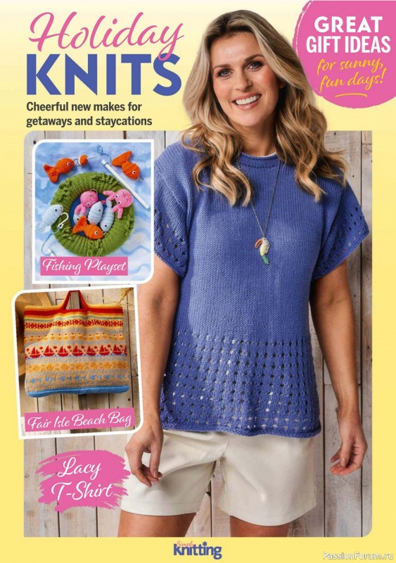 Вязаные проекты крючком в журнале «Simply Knitting №266 2025»