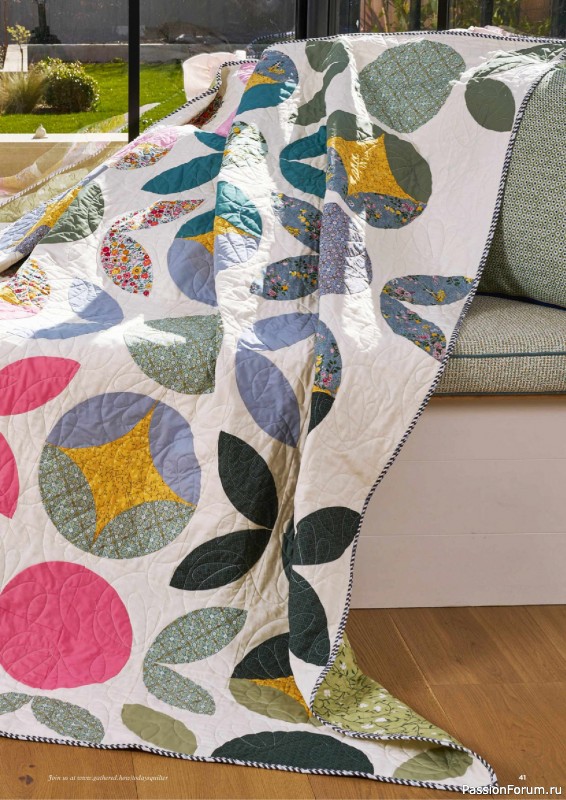 Коллекция проектов для рукодельниц в журнале «Todays Quilter №128 2025»