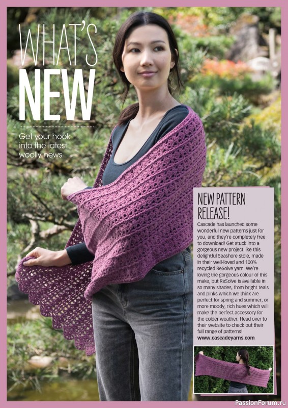 Вязаные проекты крючком в журнале «Crochet Now №108 2024»