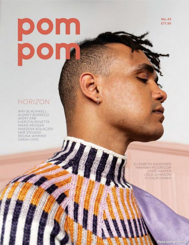 Вязаные модели спицами в журнале &laquo;Pom Pom Quarterly №43 2023&raquo;