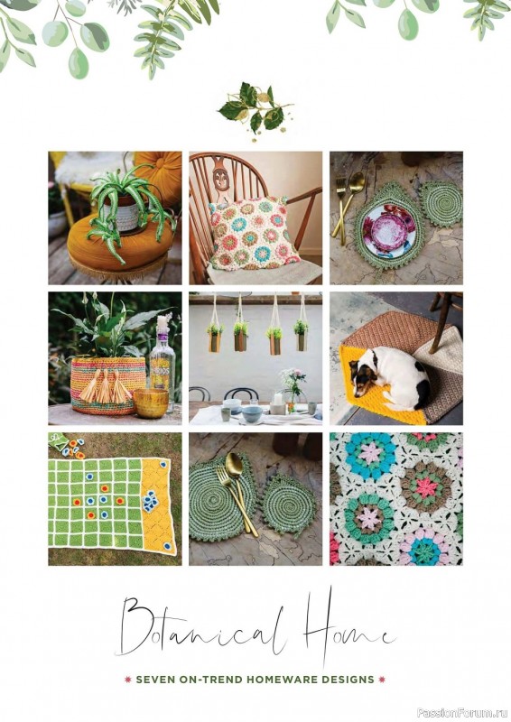 Вязаные проекты крючком в журнале «Inside Crochet №149 2022»