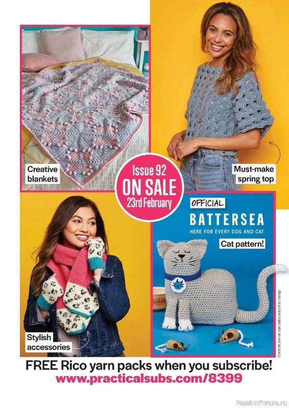 Вязаные проекты крючком в журнале «Crochet Now №91 2023»