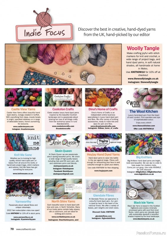 Вязаные модели спицами в журнале «Knit Now №139 2022»