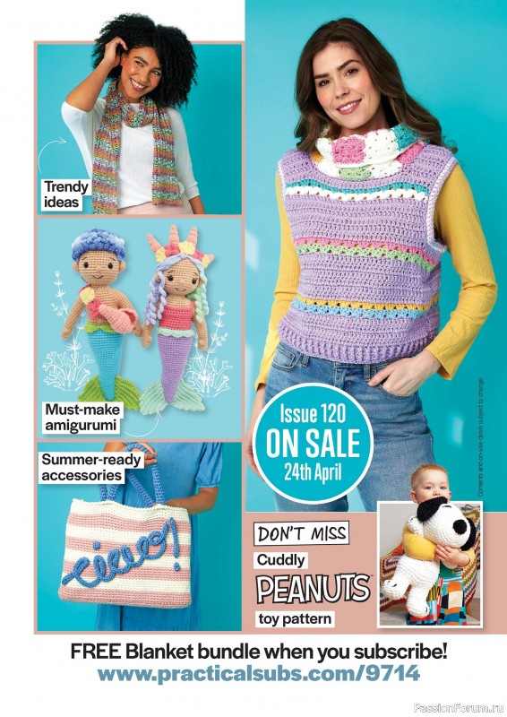 Вязаные проекты крючком в журнале «Crochet Now №119 2025»
